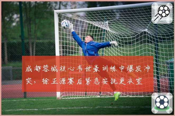 成都蓉城核心韦世豪训练中爆发冲突,徐正源赛后紧急安抚更衣室
