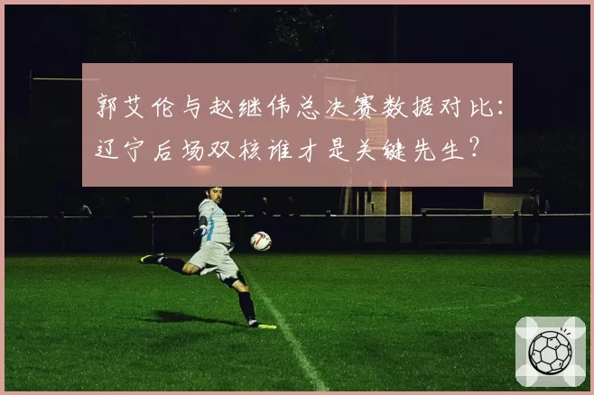 郭艾伦与赵继伟总决赛数据对比：辽宁后场双核谁才是关键先生？